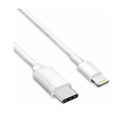 [5130] KOSMO CABLE TIPO C A IPHONE LIGHTNING CARGA RAPIDA 20W LARGO 1MT