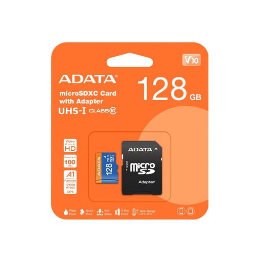 [951836] Memoria Sd Adata Premier 128Gb Class10 Uhs-I (Ausdx128Guicl10A1-RA1)