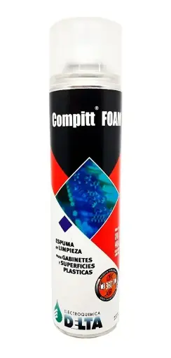 [951833] Espuma Delta Compitt Foam Seco Bajo Contenido Acuoso 330Cc 275G Limpieza Gabinetes Teclados Perifericos
