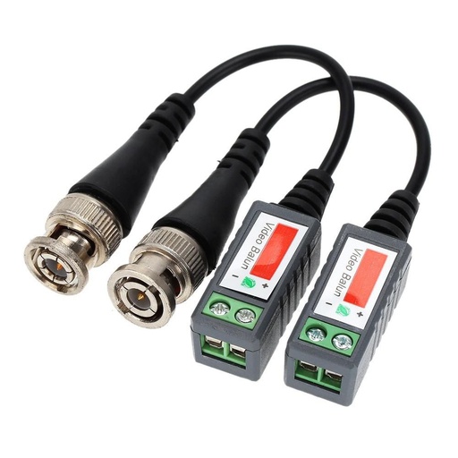 [6432] PRONEXT HD2.0 BALUN PASIVO DE VIDEO HD HASTA 8.0MPX - 4 TECNOLOGIAS TORNILLOS BALUNHD2.0