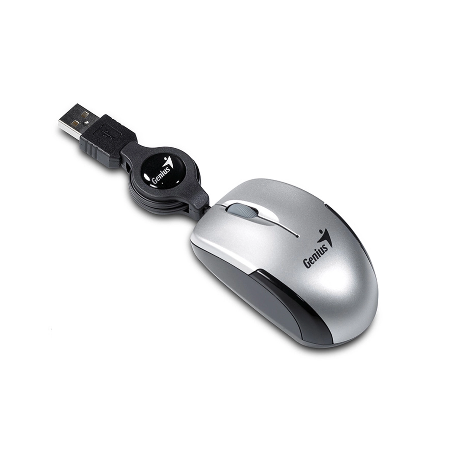 [951922] Mouse C/Cable Genius Micro Traveler V2 Plata