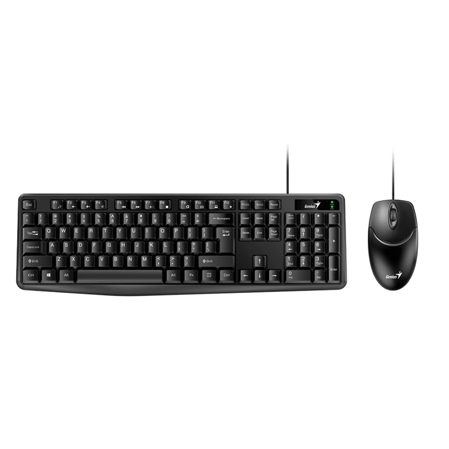 [951957] Teclado Y Mouse C/Cable Genius Km-170 Negro