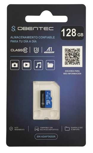 [952095] Obentec Micro Sd C10 V30 128Gb Seguridad