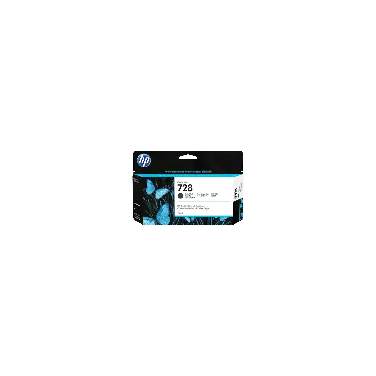 [952293] Cartucho De Tinta  Plotter Hp 728 Negro Mate
