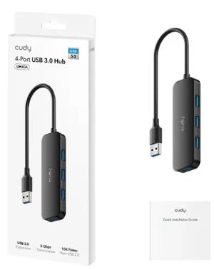 [965752] Concentrador Hub Domei By Cudy 4-Port Usb-A 30 (Uh40A)