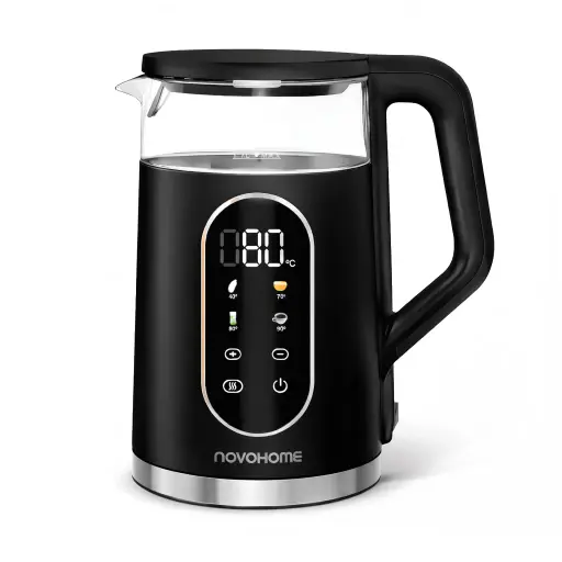 [965747] Novohome Pava Electrica Digital Negra 1850W 1.7Lts Nh-Ekd08