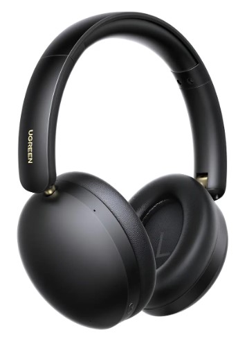 Ugreen HP205 MAX2 Auricular Bluetooth Vincha 80hrs 40mm Driver Cancelacion de ruido Negro