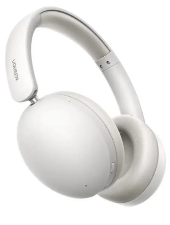 Ugreen HP205 MAX2 Auricular Bluetooth Vincha 80hrs 40mm Driver Cancelacion de ruido Blanco