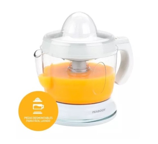 [7826] PEABODY PE-EC30 EXPRIMIDOR DE JUGO BLANCO 30W 1LT