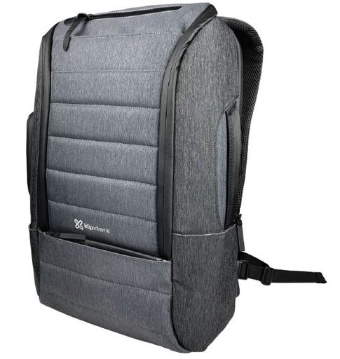 [7905] KLIPXTREME KNB-901GB MOCHILA NOTEBOOK 15.6&quot; KRUISER GRAY USB BUSINESS MALETIN ANTI-ROBO RESISTENSE AL AGUA