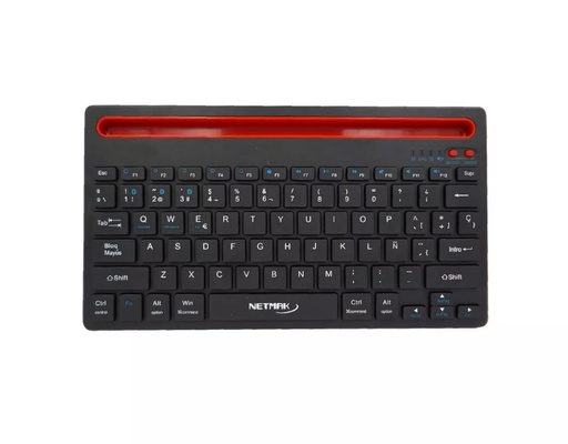 [8456] NETMAK NM-KB650 TECLADO BLUETOOTH 5.0 RECARGABLE NEGRO