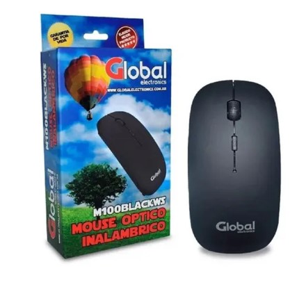 [8506] GLOBAL M100 MOUSE USB INALAMBRICO WIRELESS 1600DPI