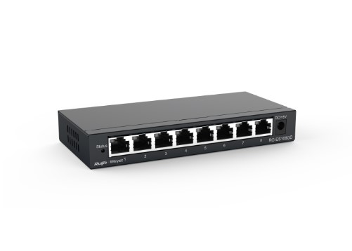 [8588] RUIJIE NETWORKS REYEE RG-ES108GD SWITCH METALICO 8 PUERTOS 10/100/1000 MBPS