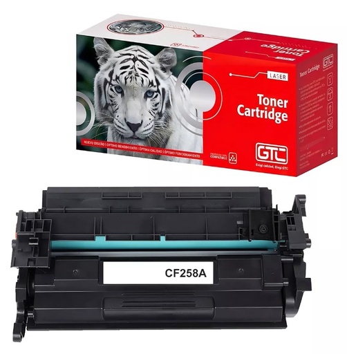 [9988] Gtc Toner Compatible Con Hp Y Canon Cf258A Con Chip M404 M428