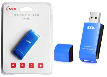 [9863] Lector De Memorias Usb Ssk Scrm331 Microsd Sd 3.0 tp13805