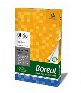 [8661] BOREAL RESMA OFICIO 75 GRS 500 HOJAS