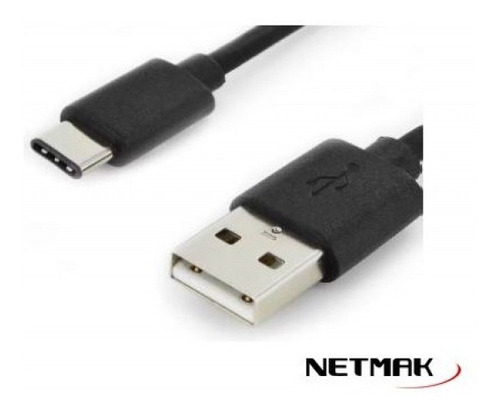 [1262] Netmak Nm-C99 Cable Usb A Tipo C 3.1 Largo 1.5 Mt
