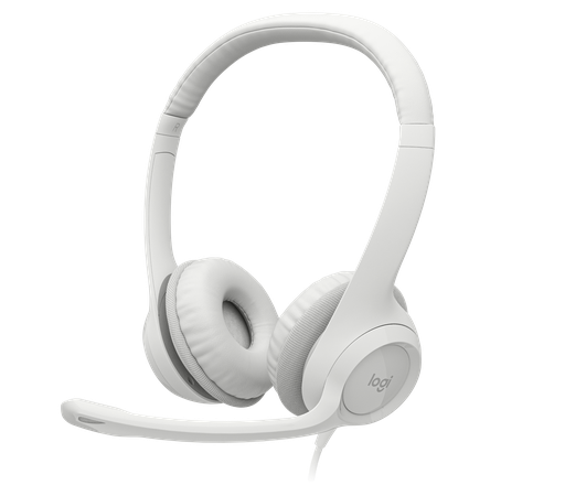 [8701] LOGITECH H390 - AURICULAR USB CON MICROFONO WHITE