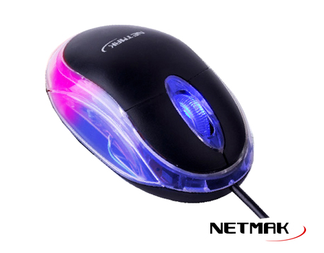 [1423] NM-M01 netmak Mouse Luminoso Usb