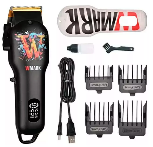 [8830] WMARK Cortadora De Pelo Inalambrica Ng-123 CLIPPER Con Pantalla Lcd