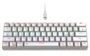 NETMAK NM-DOMINATE TECLADO GAMER MECANICO 60% BLANCO