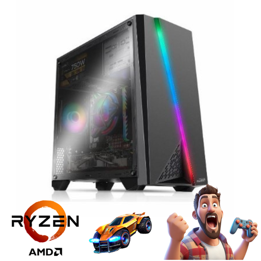 [8763] PC GAMER ARMADA RYZEN 7 5700G AM4 32GB RAM M.2 500GB FUENTE 600W 80+ BRONZE FS10 SENTEY