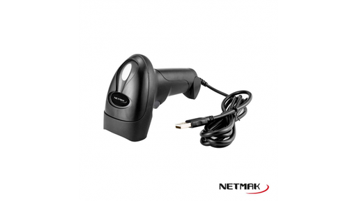 [8878] NETMAK LECTOR CODIGO DE BARRAS/QR USB NM-LC207