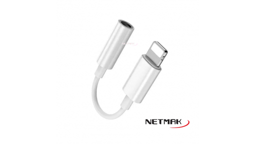 [8881] NETMAK ADAPTADOR LIGHTENING A 3.5MM NM-TC56