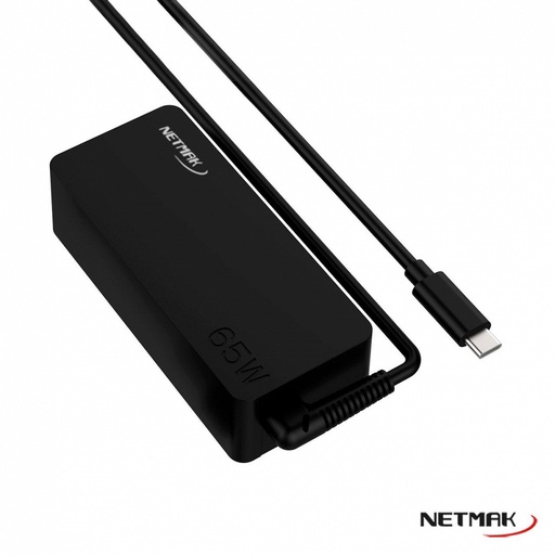 [10107] Netmak Nm-1265 Cargador Universal 65W Tipo C 3.0