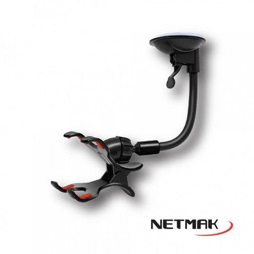 [10129] Netmak Nm-Hc21 Soporte Celular Brazo Flexible Para Auto 