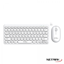 NETMAK NM-KB850-W KIT MOUSE + TECLADO INALAMBRICO BLANCO