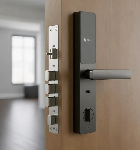 [10174] Ezviz Cs-Dl05-R200 Cerradura Smart Exterior Huellas Tarjeta App Con Pasador Manual Interno (Por Instalación A Domicilio , Consulte)