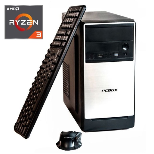 [10235] Pc Pcbox Amd Ryzen 3 3200G 8Gb Ssd 240Gb Kit Teclado Mouse