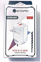 KOSMO CARGADOR PD 65W ULTA FAST A+C 2 SALIDAS USB Y TIPO C - CARGA RAPIDA