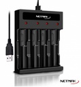 NETMAK NM-CH5 CARGADOR DE PILAS USB AA / AAA