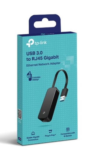 [9311] UE306 Adaptador USB 3.0 a Ethernet Gigabit RJ45 Black