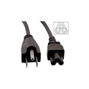 Cable Power Trebol Fuente - Notebook 220V TIPO B