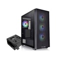 THERMALTAKE GABINETE TT H390 MID-TOWER TG FAN ARGB X4 BLACK C/FUENTE 750W 80 PLUS BRONZE