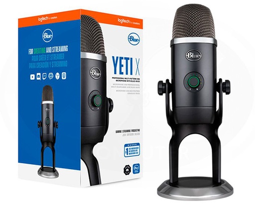 [9569] LOGITECH BLUE YETI X PROFESSIONAL MICROFONO 988-000507