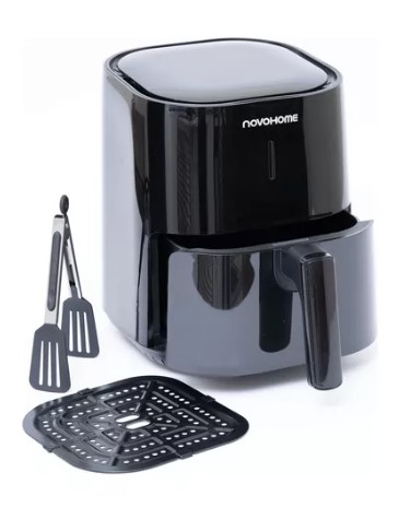 [9761] NOVOHOME NH-AF45N AIR FRYER FREIDORA 45N 4.5 LTS 1200W BLACK